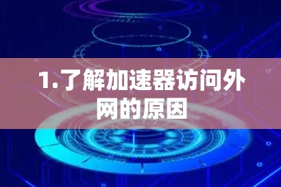 1.了解加速器访问外网的原因