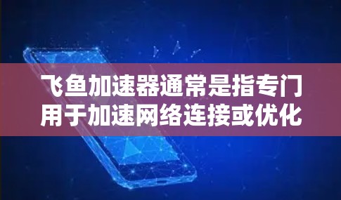 飞鱼加速器通常是指专门用于加速网络连接或优化下载速度的软件，但其是否能访问外部互联网则取决于具体的使用场景。以下是一些关键点
