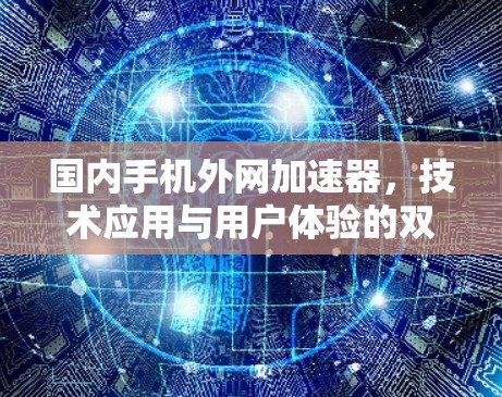 国内手机外网加速器,技术应用与用户体验的双重魅力 国内手机外网加速器,技术应用与用户体验的双重魅力