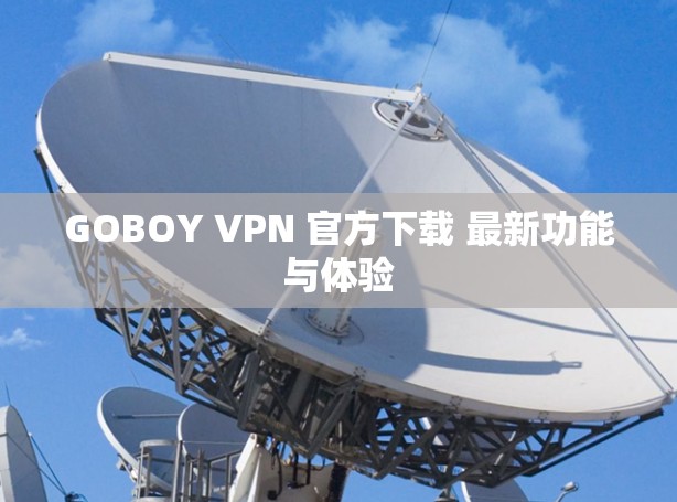 GOBOY VPN 官方下载 最新功能与体验 GOBOY VPN 官方下载 最新功能与体验