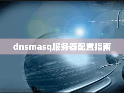 dnsmasq服务器配置指南 dnsmasq服务器配置指南