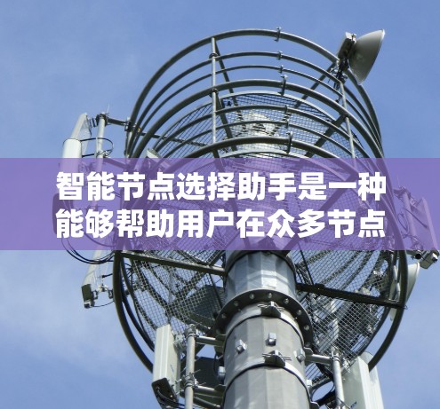 智能节点选择助手是一种能够帮助用户在众多节点之间进行选择的工具，能够支持多种平台类型和需求。以下是一个详细的步骤说明